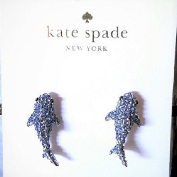 kate spade Jewelry - Kate Spade California Dreaming Shark Stud Earrings
